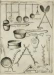 Utensili da cucina (2), dall'Opera di B. Scappi, 1570